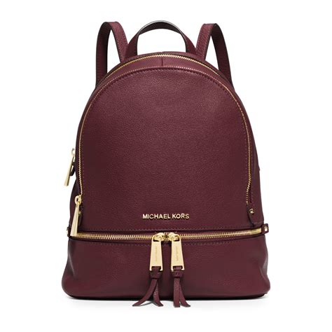 michael kors dark purple bag|purple michael kors backpack.